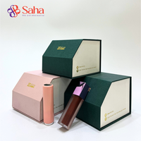 Boîte cadeau rigide en kraft pliable sur mesure, fabriquée au Vietnam, recyclable, biodégradable, épaisseur 2 mm, finition brillante/mate, revêtement UV