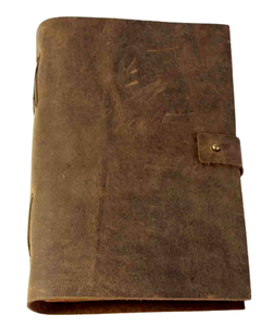 Cuaderno de Cuero Vintage de Doble Cara con Papel de Algodón Reciclado Hecho a Mano, Estilo Antiguo, Venta al Por Mayor - Product Image 1