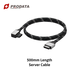 Right Angle MCIO 8X to SlimSAS 8i High Speed Cable for Server Expansion Card - Product Image 4