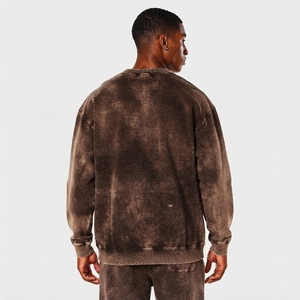 Servicio OEM/ODM, Sudaderas de Invierno para Hombre con Lavado Ácido, Logotipo Personalizado, Impresión y Bordado, 100% Algodón, Alta Calidad, Transpirable - Product Image 6