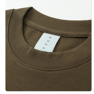 T-shirt graphique oversize Y2K en coton épais 300 GSM, double couche, manches longues, col rond, streetwear, fabrication OEM sur mesure - Product Image 2