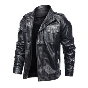 Nouvelle veste en cuir pour homme de style super doux, entièrement personnalisée avec une fermeture boutonnée sur le devant en cuir de vache 100% original - Product Image 2