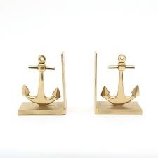 Nautical Anchor Metal Bookends Silver Finish Durable Design Decorative <b>Book</b> Holder Set for Shelf Desk Home Office <b>Decor</b> Gift - Product Image 2