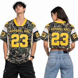 Maillot de sport en maille camouflage forestier avec sublimation intégrale 23, chemise athlétique unisexe, fournisseur en gros - Product Image 1