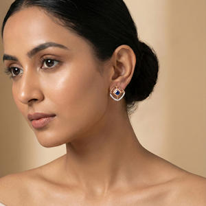 Boucles d'oreilles en diamant naturel de 0,25 carat, taille brillant rond DGLA, clarté VVS VS, pierres authentiques extraies de la terre, bijoux fins de luxe - Product Image 1