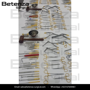 Ensemble d'instruments de rhinoplastie professionnels Gubisch en acier inoxydable, manuel, 57 pièces, lames en carbure de tungstène, chirurgie ORL - Product Image 6