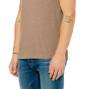 Venta al por mayor Fitness Gym Apparel Fashion Mens Plain Camiseta de manga corta Algodón Poliéster Tela Mens T Shirt For Everyday Wear - Product Image 6