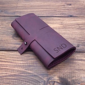Saffiano Grain Leather Cable Organizer Luxury Desk Cord Tidy Earphone Wire Management Wrap <b>Tech</b> Storage Factory LCO-0097 - Product Image 5
