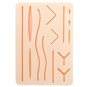 Kit complet d'entraînement à la suture pour étudiants - Ensemble de pratique de la suture chirurgicale avec coussin en silicone à 3 couches et instruments en acier inoxydable - Product Image 4