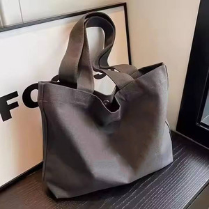 Sac fourre-tout sport personnalisé de haute qualité en coton/toile avec longue bandoulière - Product Image 6