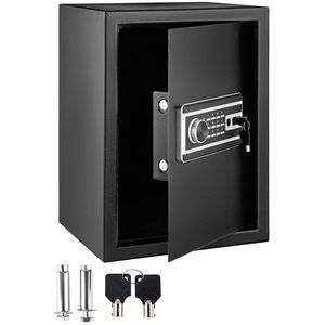 Cassaforte in Acciaio Q235 da 2,1 Piedi Cubici con Tastierino Digitale, 2 Chiavi e Controllo Accessi con Impronta Digitale per Denaro, Contanti e Gioielli - Product Image 3