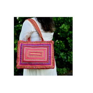 Bolso de Mano de Macramé a la Moda, Bolso de Hombro para Mujer, Informal, Plegable, de Viaje, Colorido, al Precio Más Bajo - Product Image 5