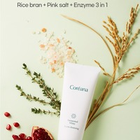 Nettoyant Moussant Éclaircissant Bio au Son de Riz Fermenté K-Beauty Coréen pour Soin des Pores et Exfoliation, Tous Types de Peaux Adultes 150ml