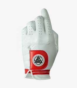 Gants de golf Grace en peau de mouton blanche adulte personnalisable paume souple hommes cuir unisexe Logo personnalisé Style mains couleur d'emballage - Product Image 6