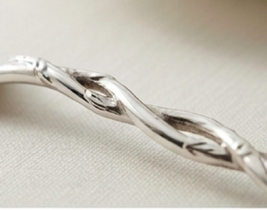 Juego de cubiertos de acero inoxidable espejado con diseño retorcido para utensilios de cocina, accesorios de mesa, para bodas y eventos. - Product Image 3