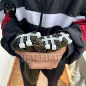 Hali Hair Supply Livraison rapide Super haute qualité teint vietnamien Remy extensions de cheveux humains droites Double trame simple dessinée - Product Image 2