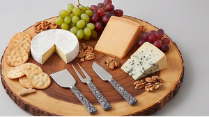 <b>Cheese</b> <b>Knife</b> <b>Set</b> Stainless Steel Blades Resin Handles Durable Eco Friendly Kitchen Tools For <b>Cheese</b> Serving Use And Kitchen Use - Product Image 4