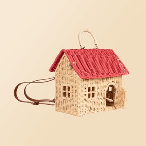 Panier de rangement géométrique moderne en rotin naturel Lydia House, respectueux de l'environnement - Product Image 1