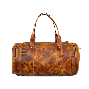 Elegante Bolsa de Viaje de Cuero Premium, Bolsa de Fin de Semana Espaciosa para Viajes de Negocios, Gimnasio y Uso Diario - Product Image 4