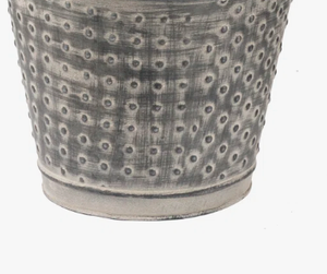 Hot Sale Bucket Shaped Galvanized Iron Metal Planter Set of 2 Home and Garden Decoration Metal <b>Flower</b> Pot and Garden - Product Image 3