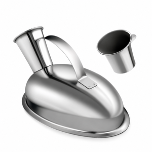 Urinals Bedpans Male Urinal Pot 9.25" x 6" <b>Men</b> Portable Medical Instruments Customized High Quality Top Design Instruments - Product Image 3