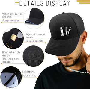Chapeau de Barbier Professionnel en Tissu Respirant Confortable pour Salon de Coiffure – Idéal pour le Travail Quotidien en Salon - Product Image 6