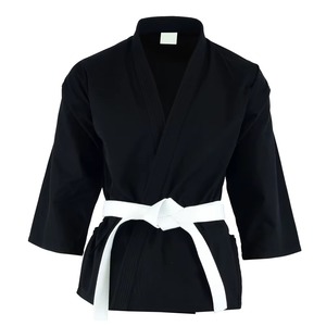 Custom Logo Karate Gi Uniform OEM ODM 100% Cotton White Black WKF Style Bulk Wholesale - Product Image 3