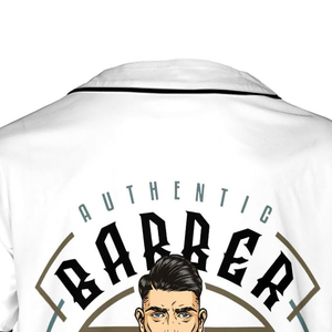Proveedor Mayorista de Camisetas Sublimadas para Barbería, Ropa de Salón con Estampado Personalizado, Alta Calidad, Nueva Llegada 2026 - Product Image 3
