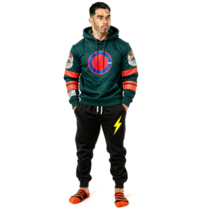Night Training Tracksuit Men Hoodie And <b>Pants</b> Set Designed For Evening Exercise And Outdoor Running Comfort - Product Image 5
