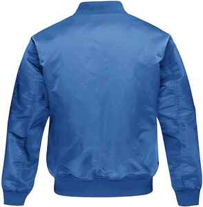 Veste bomber noire coupe-vent et imperméable de qualité supérieure, personnalisable avec logo, fermeture éclair intégrale, chaude pour l'hiver, pour hommes. - Product Image 2