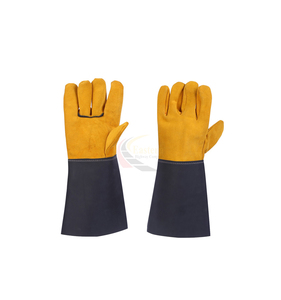 Guantes de Trabajo de Cuero Vacuno de Alta Calidad para Hombre, Guantes de Seguridad Industriales para la Construcción - Product Image 2