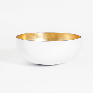 Bol en coquille de noix de coco poli et laqué, fait main, avec décorations en feuille d'or, durable, pour le rangement, en provenance du Vietnam - Product Image 1