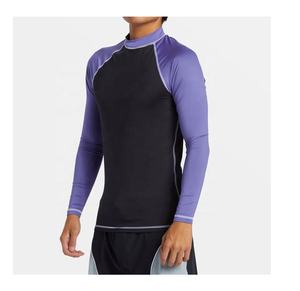 <b>Men</b> Rash Guard Long Sleeve Plain Wholesale BJJ Rash Guards Custom Blank Compression <b>Shirts</b> Customized Design - Product Image 1