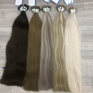 Productos calientes 100% Punta de queratina humana vietnamita cruda I Tip Hair Bundles Natural Wave Remy Hair a precio mayorista - Product Image 6