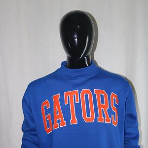 Sudadera GATORS con cuello simulado, 450 GSM, nombre personalizado, bordado en aplique, corte holgado, 100% algodón, felpa francesa. - Product Image 6