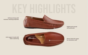 Mocasines de cuero genuino de lujo diseñados con artesanía premium, zapatos cómodos sin cordones, perfectos para un estilo casual de negocios. - Product Image 2