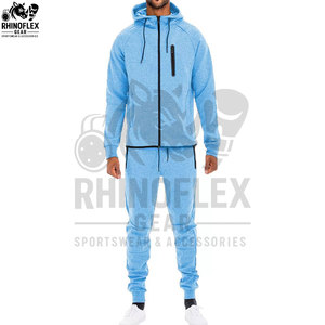 New Winter Eco-friendly Sportswear Gym Fitness Tech Fleece Training Two-piece Men's Tracksuit <b>Jogging</b> <b>Suit</b> - Product Image 6