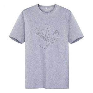 Camiseta de Cuello Redondo para Hombre, Personalizada con Logotipo Frontal para Campaña Electoral, Color Sólido, Corte Regular, Informal, Transpirable, de Secado Rápido, Poliéster/Algodón - Product Image 5