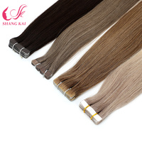 Extensions de cheveux vierges Remy à bandes adhésives, super double drawn, cuticules alignées, vente en gros, prix abordable, très demandées