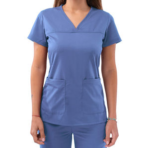 Tenues d'infirmières : Blouse médicale professionnelle pour femme à col en V cœur, uniformes d'hôpital, ensembles de blouses et uniformes, disponible en plusieurs couleurs - Product Image 3