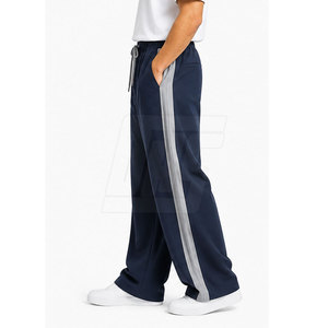 Modern Baggy <b>Trousers</b> <b>For</b> <b>Men</b> Relaxed Oversized Fit <b>Wide</b> <b>Leg</b> Style Adjustable Drawstring Waist Casual Soft Pants Wholesale - Product Image 4