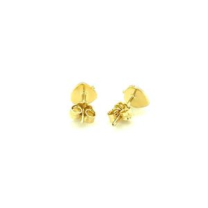 Orecchini a Perno a Forma di Fragola Smaltati in Oro Giallo 14k per Bambini, Accessorio di Moda - Product Image 4