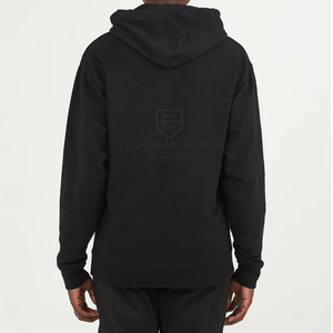 เสื้อฮู้ดดี้ผู้ชายปักลายหัวกะโหลกประดับคริสตัลวิบวับแบบสั่งทำพิเศษสำหรับฤดูหนาวทรงโอเวอร์ไซส์พร้อมซิปเต็มตัว - Product Image 3