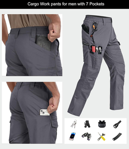 Professional Utility <b>Cargo</b> <b>Work</b> <b>Pants</b> Heavy Duty Multi Pocket Construction Apparel Factory - Product Image 3
