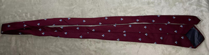 Corbata Masónica para Hombre, Color Borgoña, Azul y Blanco, Regalia Masónica, Regalo para Masones, Corbatas Masónicas de Primera Calidad Hechas a Medida para Hombre - Product Image 2