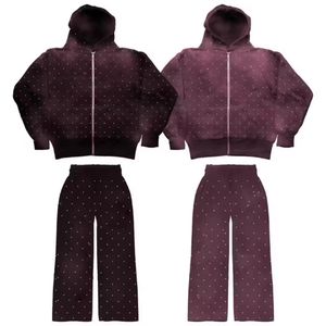 Ensemble de survêtement délavé pour homme : sweat à capuche et pantalon de jogging - Product Image 4