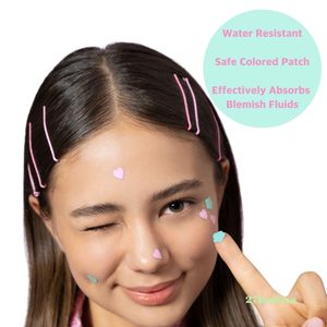 27habits Patchs hydrocolloïdes pour le visage, motif fée, cœur et fleur, traitement des boutons d’acné, 72 patchs, tous types de peau, emballage individuel - Product Image 5