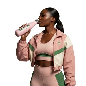 Botella de Agua de Acero Inoxidable AKA, Rosa Verde, Aislada, 17 oz, Reutilizable, a Prueba de Fugas, Botella de Viaje - Product Image 6