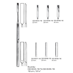 Pinzas para Cortar Huesos Buckley 2/3/4mm 16cm, Instrumentos Quirúrgicos Manuales Clase I, Reutilizables, de Acero Inoxidable, Juego de Instrumentos Hospitalarios - Product Image 1