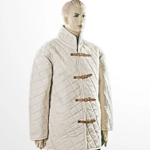 Gambeson matelassé en toile médiévale personnalisé pour homme, veste matelassée robuste, costume Aketon, tenue de gros - Product Image 1